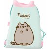Sáček na přezůvky/batůžek Pusheen Mint, rozměry: 43 x 32 cm