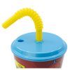 Kelímek plastový s brčkem 430 ml Spiderman