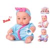 Miminko tvrdé tělo v oblečku na baterie se zvukem - 24cm, 3barvy