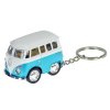 Přívěsek na klíče 5cm Volkswagen mikrobus kov, zpětný chod, 4barvy
