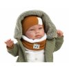 Llorens 84465 NEW BORN - realistická panenka miminko se zvuky a měkkým látkovým tělem-44cm