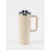 Termohrnek 900 ml MIAU BÉŽOVÝ