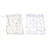Sáček ORGANZA Vločky 25x35 cm Vánoce