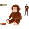 PLUSH FRIENDS opice plyšová tmavě hnědá 80cm, 0m+