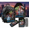 Školní set sada AVENGERS 3 ks ŠKOLNÍ ergonomický BATOH aktovka, sáček, penál