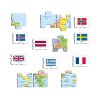 EVROPA MAPA / VLAJKY 70 d. EDU Puzzle