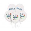 Balónky latexové 30 cm 5 ks POLICE