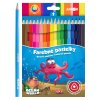 pastelky junior ocean world trojhrane sada 18 ks