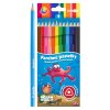 pastelky junior ocean world trojhrane sada 12 ks