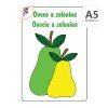 omalovanka a5 ovoce a zelenina
