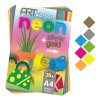 slozka barevneho papiru a4 vykresu art karton 35 listu 7 barev neon 250g m2