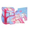 skolni batoh 4 dilny set vision white cat