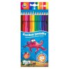 pastelky junior ocean world sestihranne gumovatelne sada 12 ks