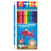 pastelky junior ocean world sestihranne gumovatelne sada 12 ks