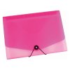 organizer na dokumenty s gumou a4 opaline cira ruzova 13kapes