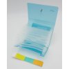 organizer na dokumenty s gumou dl opaline cira modra 13kapes