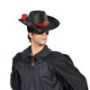 musketyrsky klobouk s cervenym perim