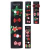 sponka do vlasu s vanocnim motivem set 5 ks 3 designy