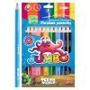 pastelky junior ocean world jumbo trojhranne sada 12 ks orezavatko