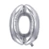 narozeninovy balonek stribrny 40 100 cm cislo 0