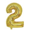 narozeninovy balonek zlaty 40 100 cm cislo 2