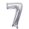 narozeninovy balonek stribrny 40 100 cm cislo 7