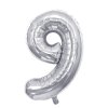narozeninovy balonek stribrny 40 100 cm cislo 9