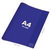 obal na sesit a4 pvc 432x304 mm pruhledny modry
