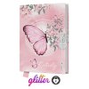 pamatnik junior 14x18 cm 80 list cisty se zamkem butterfly