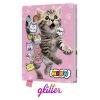 pamatnik junior 14x18 cm 80 list cisty meow