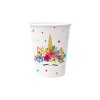 papirovy kelimek paw eco 250 ml unicorn party 10 ks
