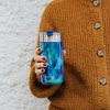 quokka boost nerezovy termohrncek so sitkom blue paint 400ml 40066