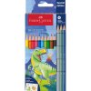 faber castell dino colour classic pastelky 10 3 metalicke dino