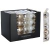 vanocni koule 80 mm ve zlate barve mix sada 5 kusu