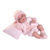 panenka novorozena toneta v ruzovem oblecku 34 cm