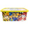 plastovy ulozny box paw patrol klikacie veko 13 l 02845