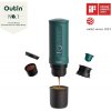 outin nano portable espresso machine teal