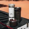 outin fino portable electric espresso coffee grinder elektricky mlyncek biely