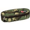 Penál oválný St.RIGHT - Army, rozměry 23 x 9,5 x 6 cm