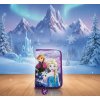 Školní penál Frozen Ledové království fialkový dvě klopy