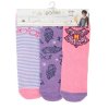 SADA 3 KS PONOŽKY HARRY POTTER Erv 38559-1 pink - grey (Velikost 23-26)