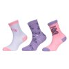 SADA 3 KS PONOŽKY HARRY POTTER Erv 38559-1 pink - grey (Velikost 23-26)