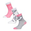 SADA 3 KS PONOŽKY HARRY POTTER Erv 38559-1 pink - grey (Velikost 23-26)