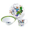 3 - DÍLNÁ KERAMICKÁ SOUPRAVA MINECRAFT Stor 88145 ceramic snack set (Velikost uni)