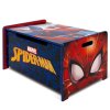 detsky dreveny nabytok 2v1 spiderman lavica box na hracky sm14179