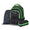 Oxybag Školní set 3ks OXY NEXT Green cubes sada batoh, etue, sáček 0-116026