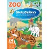 Omalovánky A4 se samolepkami - ZOO 4212-7