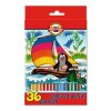 pastelky koh i noor sestihranne sada 36 ks