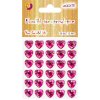 Kamínky samolepící - srdce na blistru