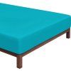 21622 1 jersey prosteradlo tyrkysove bedtex na posteli